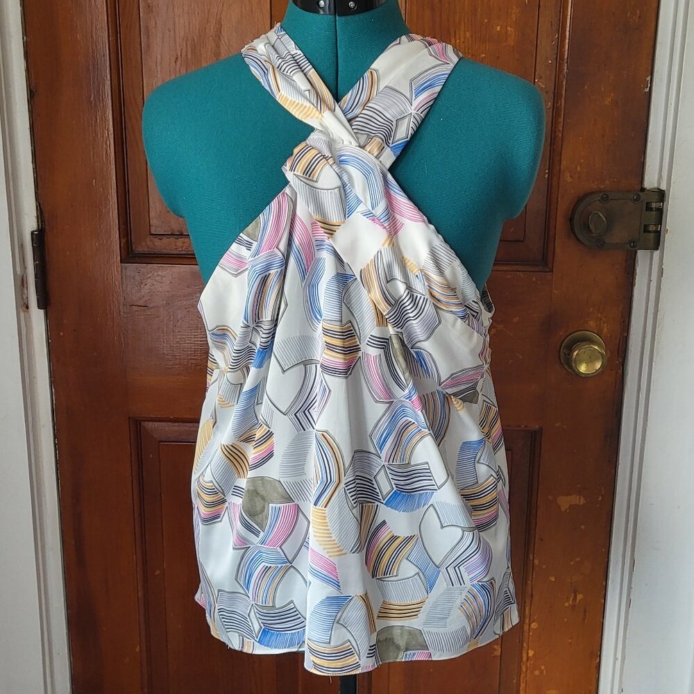 Waverly Grey Liberant for Anthropologie Silky Print Top